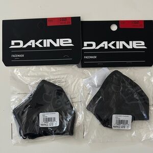 NWT Dakine Youth Black Facemask with Bear Print